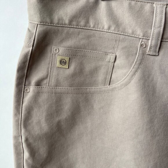 Peter Millar Comfort 5 pockets pants, beige, Size 38/32 M53 - Picture 6 of 13